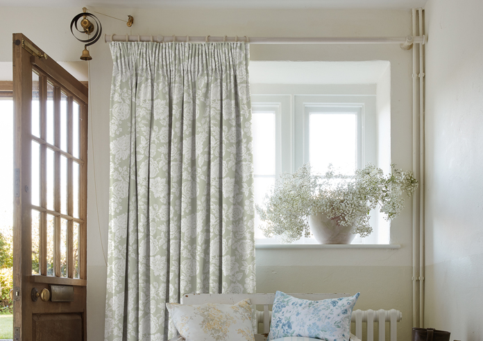 Shabby Chic by Rachel Ashwell Stipple, Sage - Made to Measure Curtains - Image 3